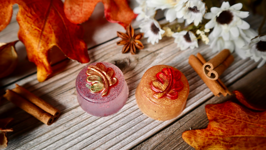 mini oak leaf soap tutorial