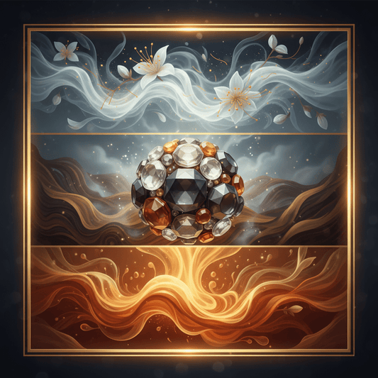 An image portraying the scent of Baccarat Rouge fragrance oil