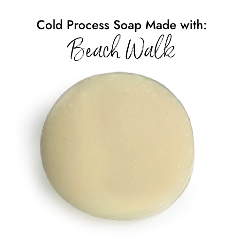 Beach Walk Fragrance in Cold Process Soap