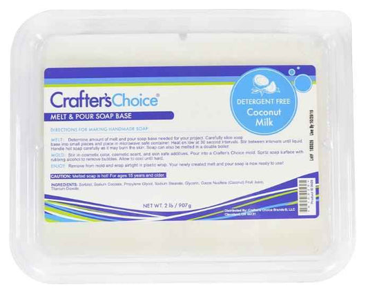 Detergent Free Coconut Milk Melt & Pour Soap Base