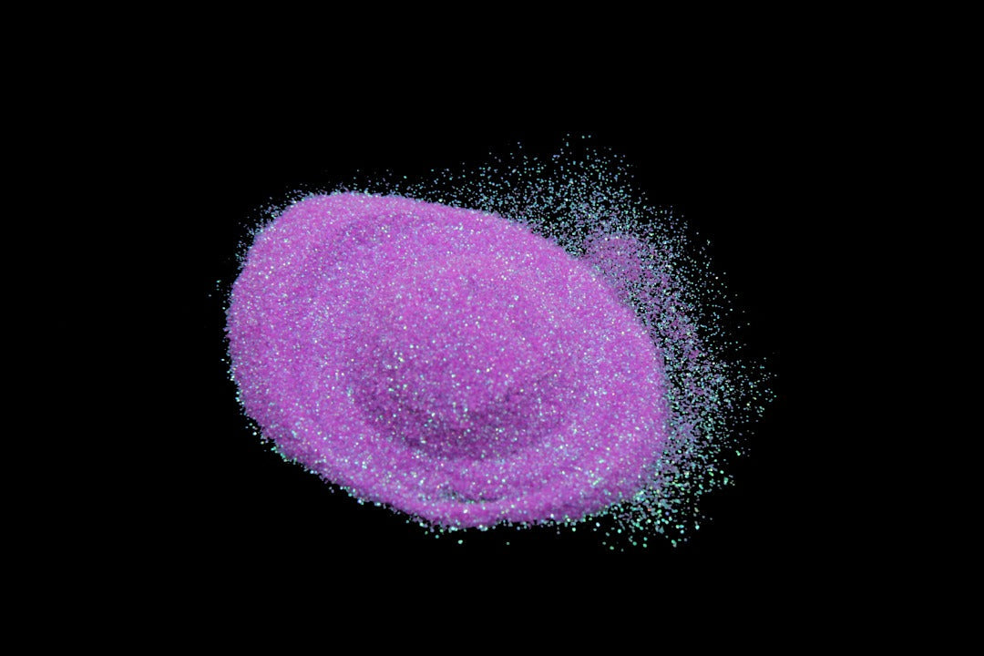 Thistle Light Purple Glitter