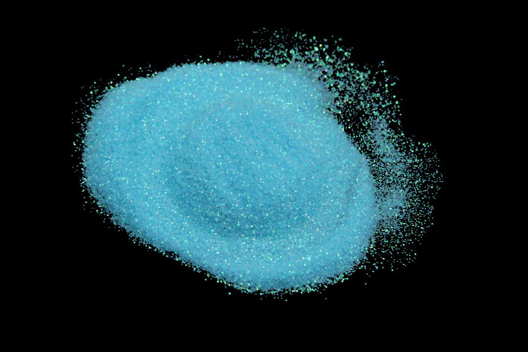 Clouds light blue glitter