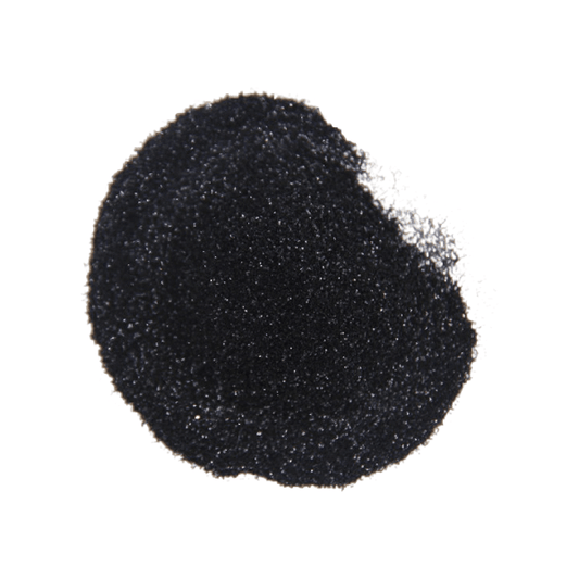 Matte Black Glitter