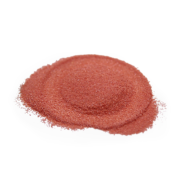 Matte Melon Orange Glitter