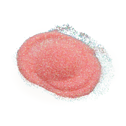 Mellow Melon Pink Glitter