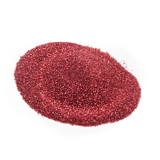 Rosewood Red Glitter