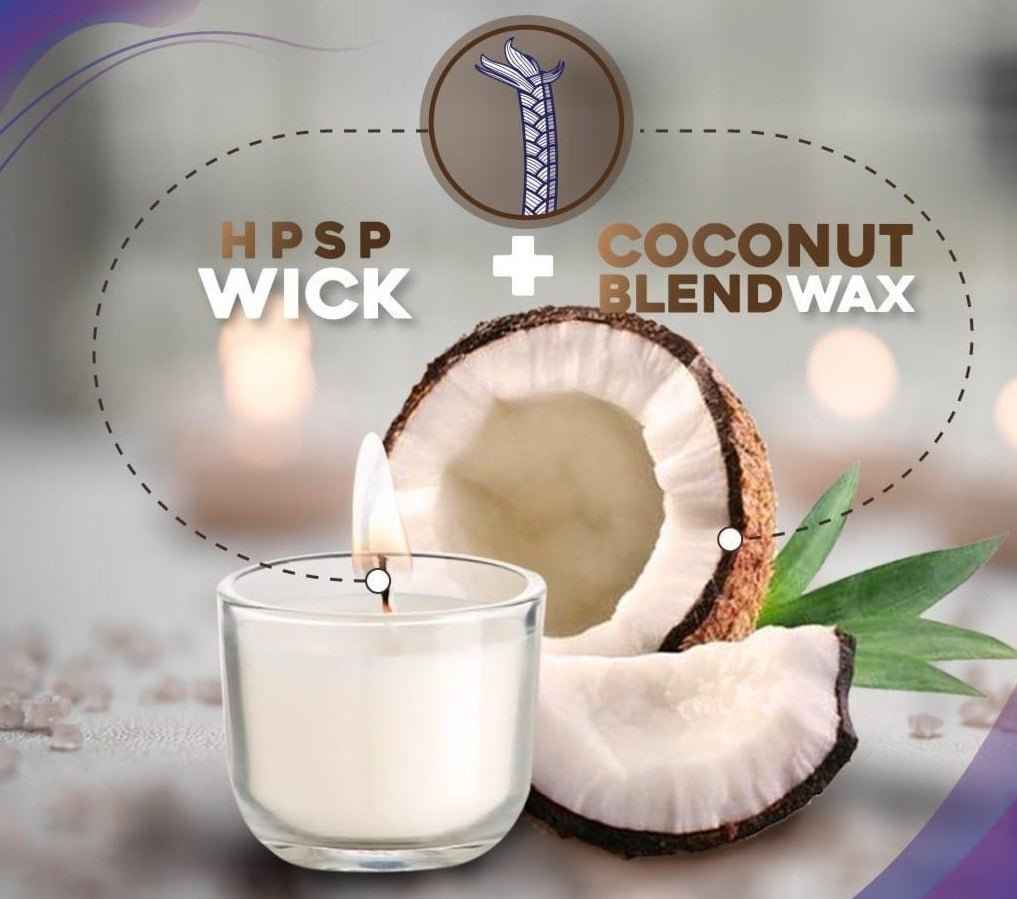 6" HPSP Candle Wicks for Coconut Wax Candles