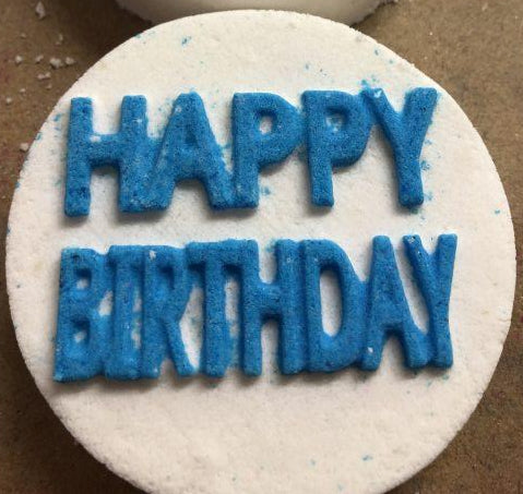 Happy Birthday Bath Bomb Mold