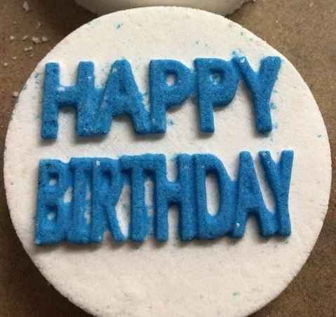 Happy Birthday - DB Bath Bomb Moulds