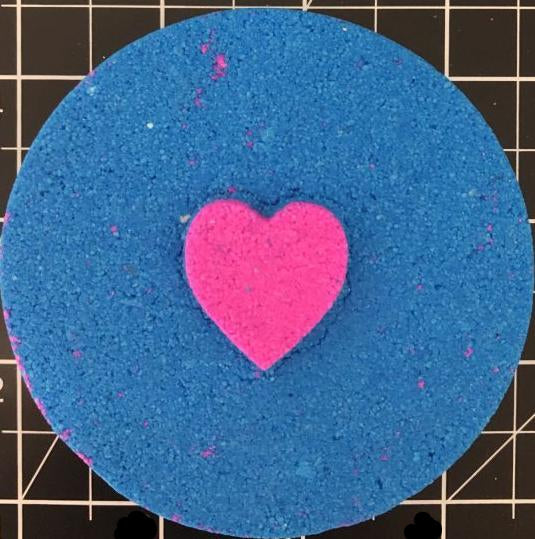 Round Heart Disc Bath Bomb Mold