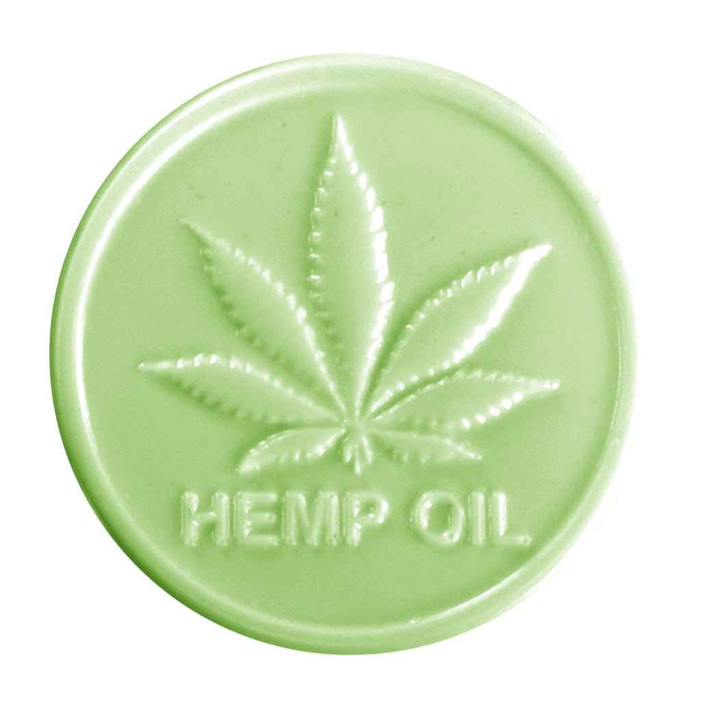 Hemp Oil Soap Mold (3 Round Bars)- Marijuana Hemp CBD Soap Mold