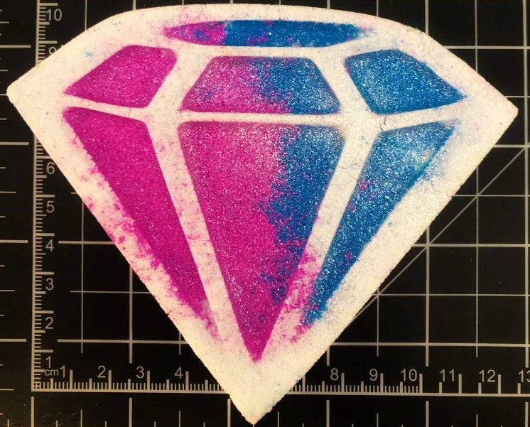 Large Diamond Bath Bomb Mold