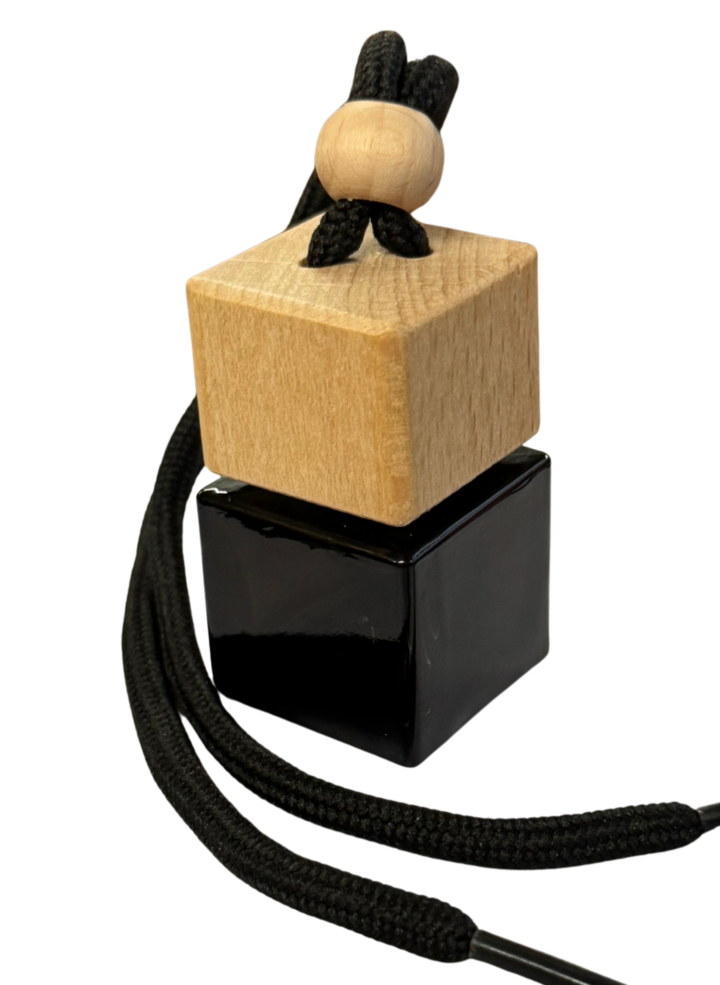 Black Car Diffuser Bottle - Refillable Car Air Freshener