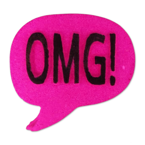 OMG Speech Bubble DB Bath Bomb Mold