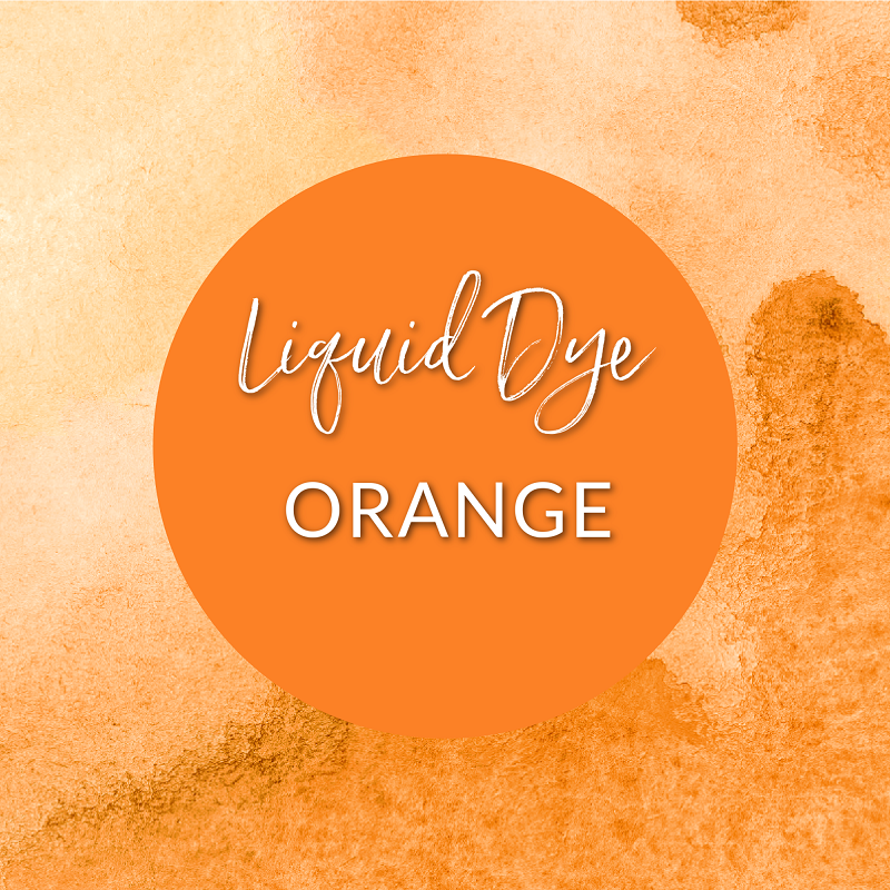 Orange Liquid Craft Dye for Candles, Resins, and more