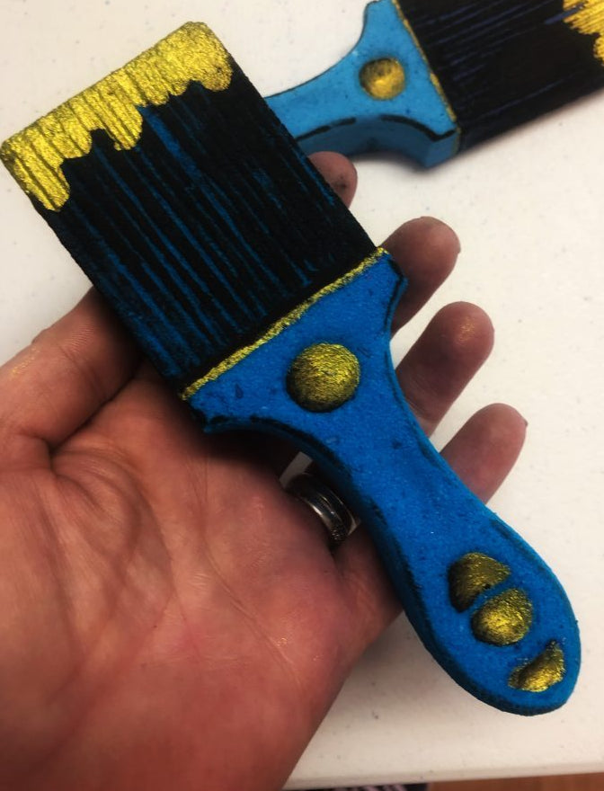 Paintbrush Bath Bomb Mold