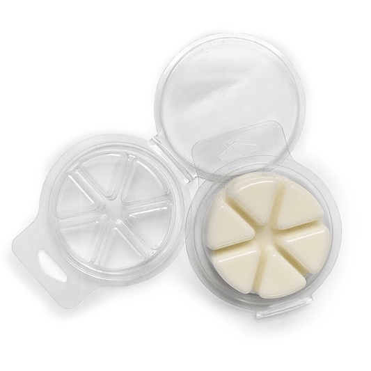 Pie Shaped Candle Clamshell Containers for Wax Melts