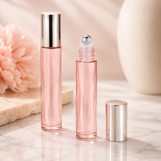 Pink Perfume Roller Bottles