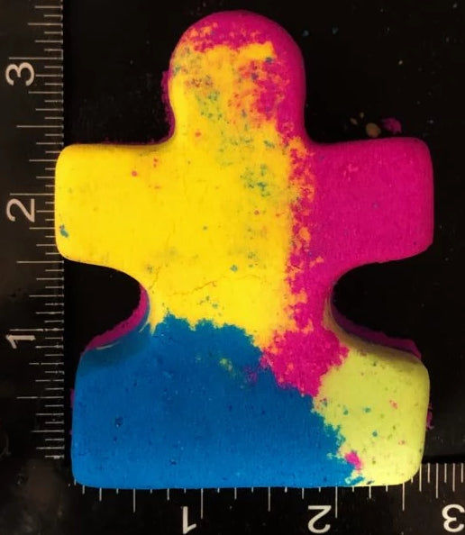 Puzzle Piece Autisim Awareness Bath Bomb Mold