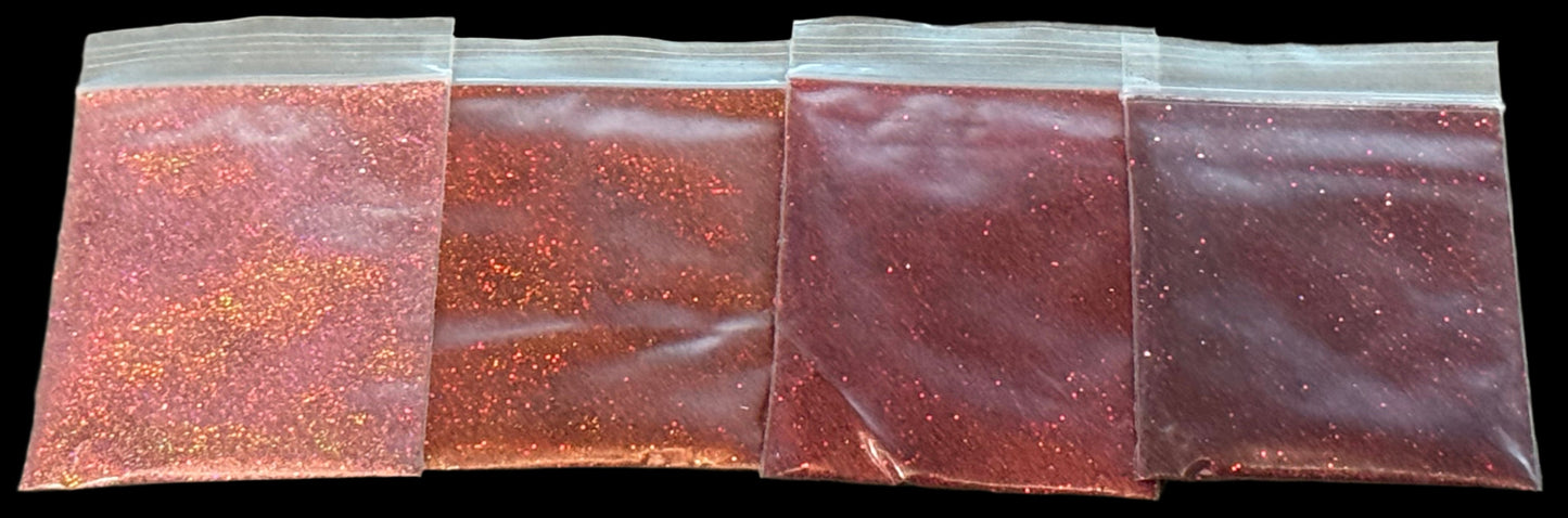 * Glitter Sample Pack - 22 Holographic Colors - Cosmetic-Grade Glitter for Wax Melts, Resin, Nail Art