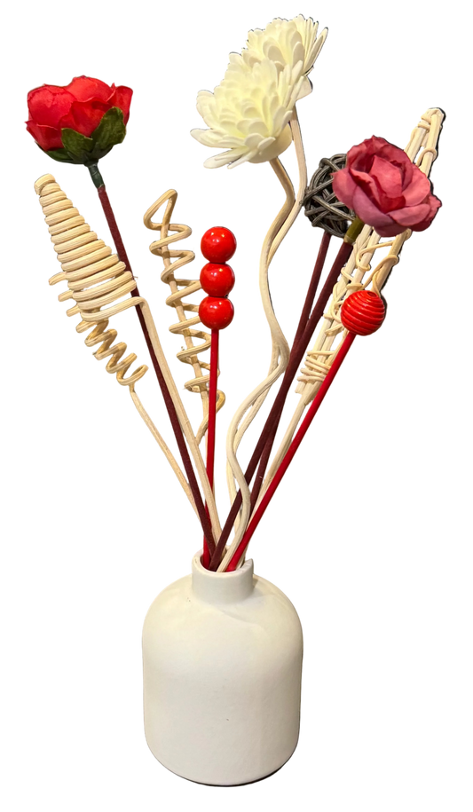 Unique decorative reed diffuser bouquet