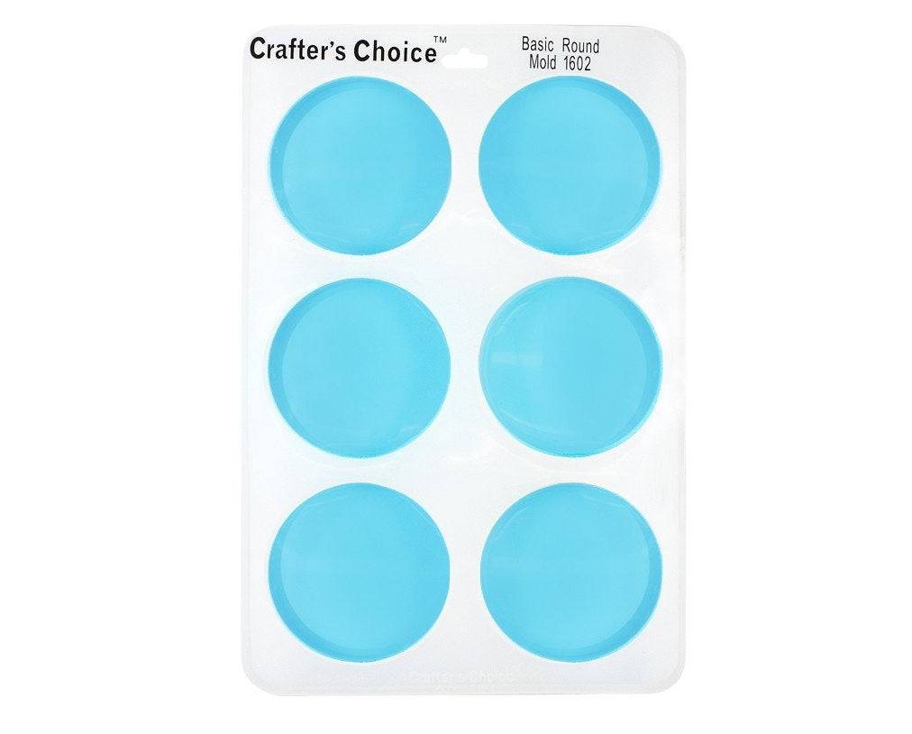 Round Silicone Soap Mold - Crafter's Choice 1602 Basic Round Mold