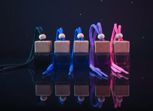 Colorful Car Diffuser Bottles - Make your own car fragrance diffusers