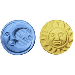 Sun & Moon Soap Mold - 5 Guest Size Bars - NorthWood Candle & Craft