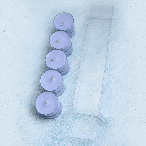 Clear Tea Light Candle Boxes