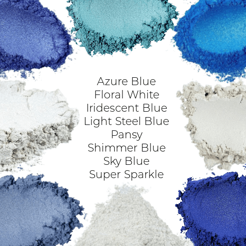 * Winter Colors Mica Sample Pack - 8 Winter Colors
