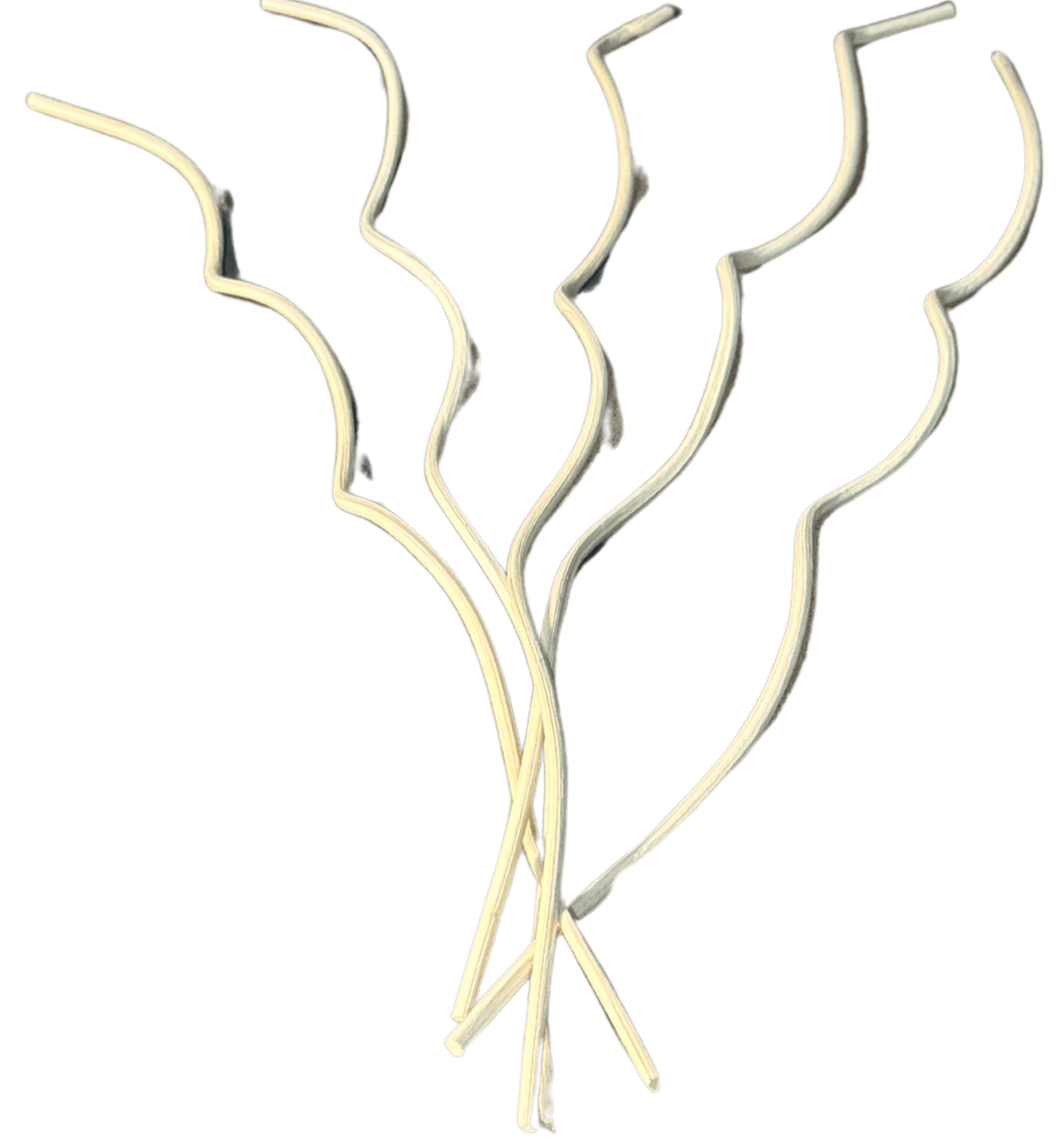 Spiral Waves Natural Rattan Diffuser Sticks