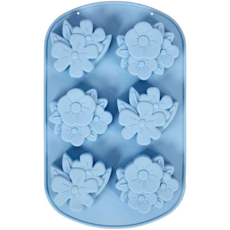 Silicone Soap Mold - Tropical Flowers