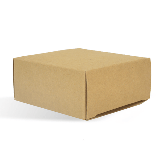 square kraft soap box with no window