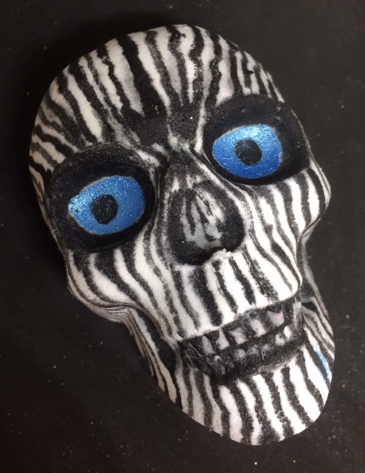 Halloween Skull Bath Bomb Mold