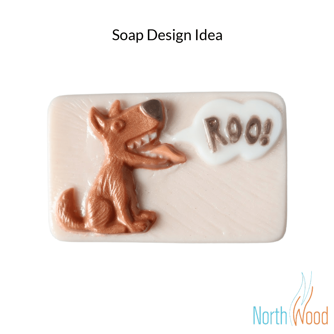 Dog Shapes - 3 Fun Designs - Soap Mold - NorthWood Candle & Craft