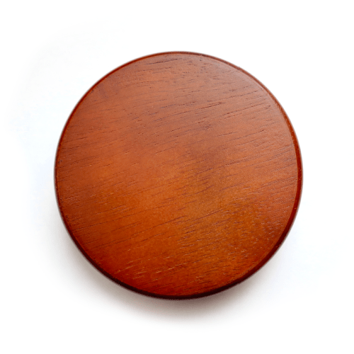 Wood Candle Jar Lid - Mahogany Finish *Discontinued*