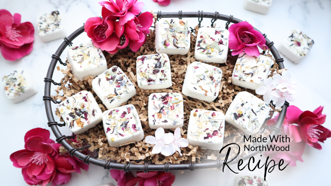Mini Floral Bath Bomb Recipe
