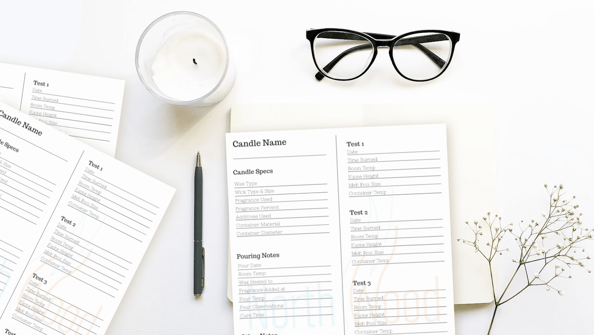 Free Printable Candle Testing Sheet – NorthWood Candle & Craft