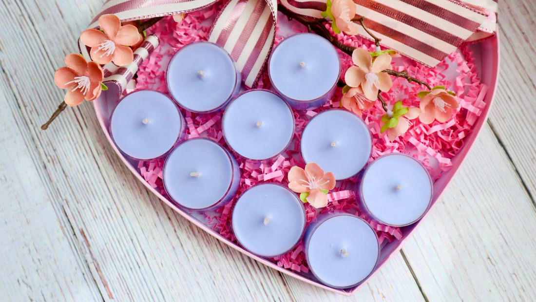 how to make tea light candles for valentine's day