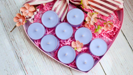 how to make tea light candles for valentine's day