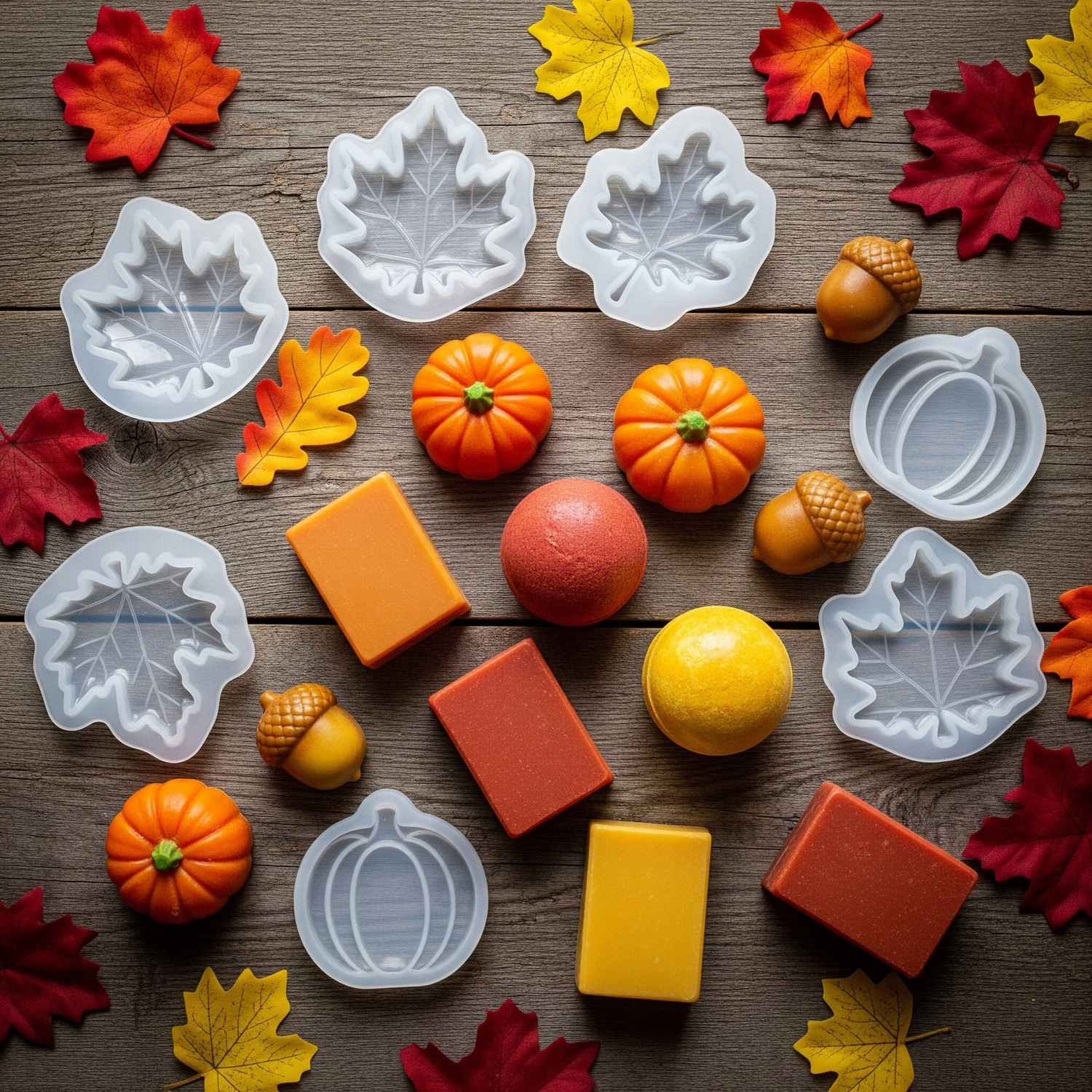 Fall Soap and Bath Bomb Molds