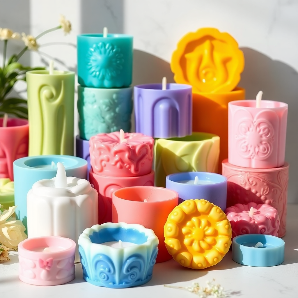 Silicone Molds for Candles & Epoxy Resins