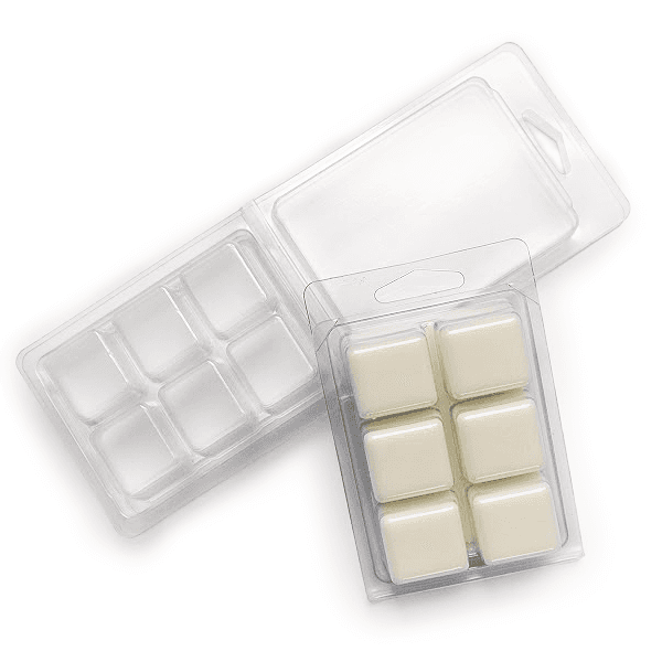 6 Cavity Candle Clamshell Containers