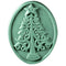 Christmas Tree Oval Soap Mold - Milky Way Molds