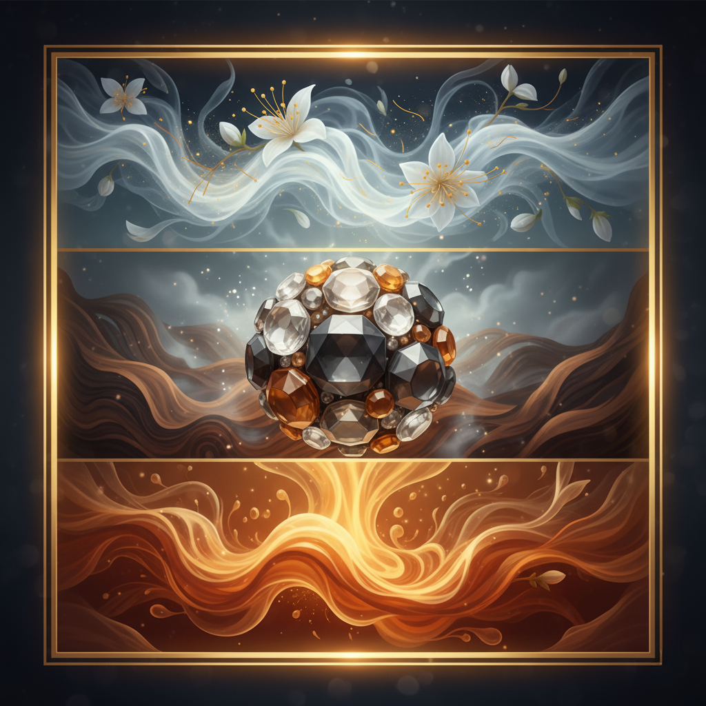 An image portraying the scent of Baccarat Rouge fragrance oil