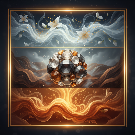 An image portraying the scent of Baccarat Rouge fragrance oil