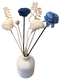 Reed Diffuser Bouquet - Decorative Flower Reed Diffuser Sticks (Blue #3)