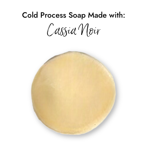 Cassia Noir Fragrance Oil in Soap