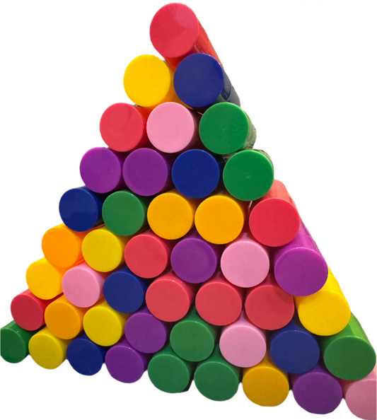 Bright Colored Lip Balm Tubes