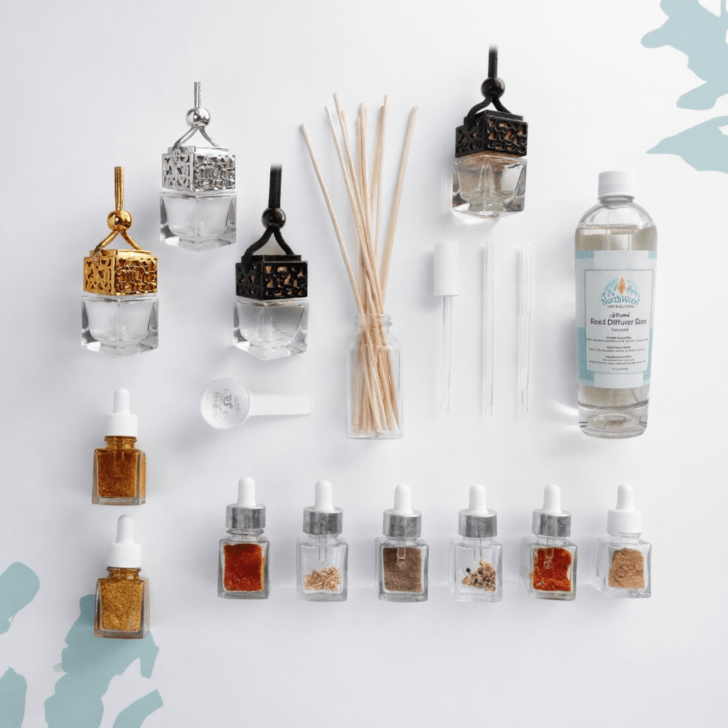 Car Diffusr Bundle with Fragrance - Make Your Own Car Air Freshener